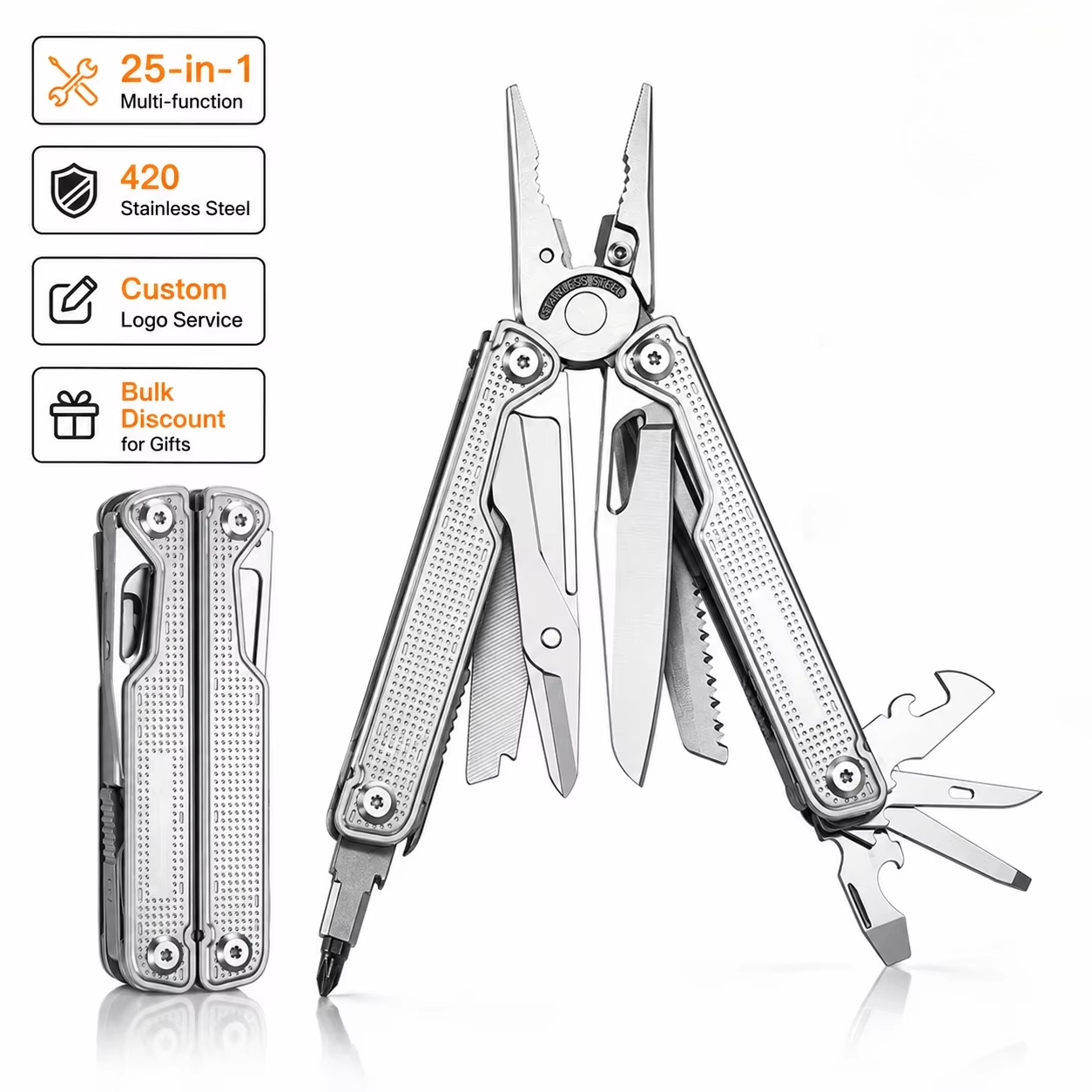 Multi Tool Plier - Profesyonel 25'i 1 Arada Çok Amaçlı