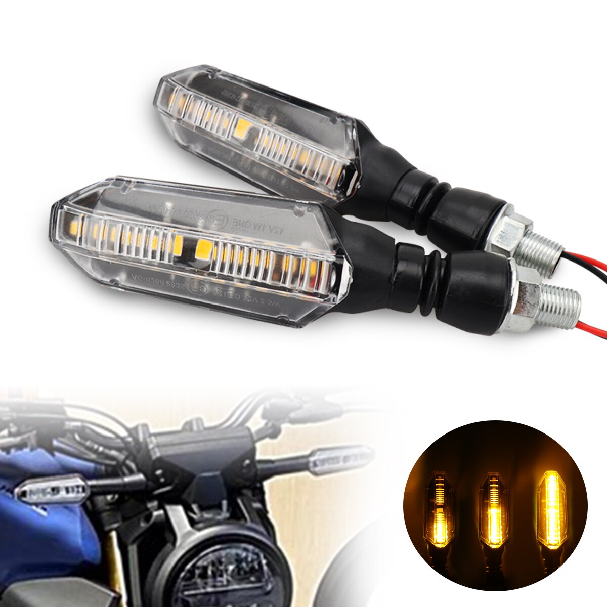 2 adet motosiklet LED dönüş si - Sos Light Strobe incelemesi ve fiyatı