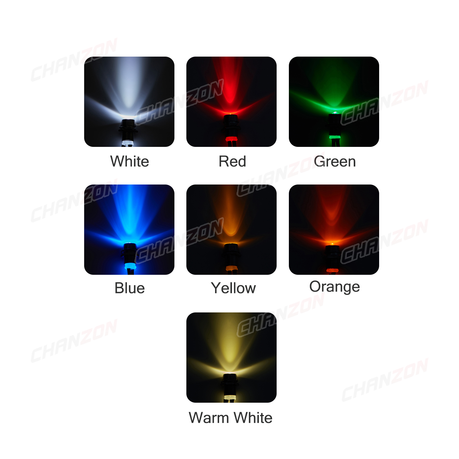 5 adet 12V LED 8mm Gösterge Sı - Signal Panel Orange incelemesi ve fiyatı